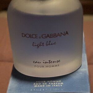 Light Blue Eau Intense BY Dolce and Gabbana for Men 3.3 oz EDP Spray